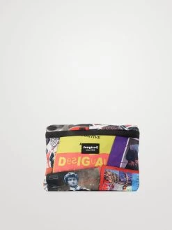 Desigual Folding Backpack "Disco Foldes Plegable" 9 Desigual Folding Backpack "Disco Foldes Plegable" -Fashion Clothing Line Store 21WAOA30 Desigual Foldable backpack postcards