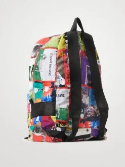 Desigual Folding Backpack "Disco Foldes Plegable" 7 Desigual Folding Backpack "Disco Foldes Plegable" -Fashion Clothing Line Store 21WAOA30 Desigual Folding backpack postcards