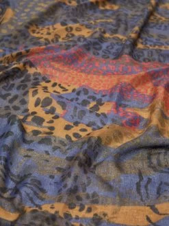 Desigual Scarf "Camo Animal Rectangle" -Fashion Clothing Line Store 21WAWA20 5022 0008