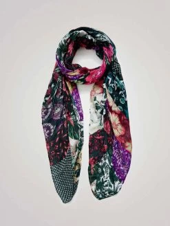 Desigual Scarf "Patch Digital Rectangle"