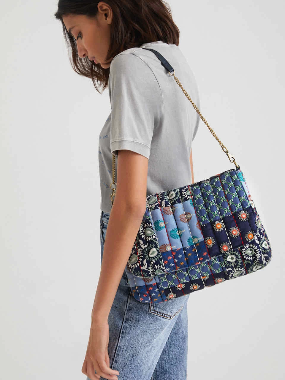 Desigual Patchwork Bag "Boro Japanese Vera" 6 Desigual Patchwork Bag "Boro Japanese Vera" - Image 4