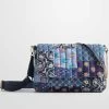 Desigual Patchwork Bag "Boro Japanese Vera" 1 Desigual Patchwork Bag "Boro Japanese Vera" -Fashion Clothing Line Store 21WAXA91 5000 Desigual Sling bag embroidered cloth