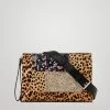 Desigual Leather Bag "Beta Animal Dortmund Flap" 1 Desigual Leather Bag "Beta Animal Dortmund Flap" -Fashion Clothing Line Store 21WAXL01 6004 Desigual Sling leather bag patch animal
