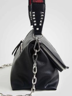 Desigual Bag "Embossed Half Venecia" (3 Colours) 18 Desigual Bag "Embossed Half Venecia" (3 Colours) -Fashion Clothing Line Store 21WAXP79 Desigual Leather cross body sling handbag Black
