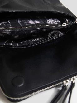 Desigual Bag "Embossed Half Venecia" (3 Colours) 19 Desigual Bag "Embossed Half Venecia" (3 Colours) -Fashion Clothing Line Store 21WAXP79 Desigual Leather cross body sling handbag Black inside