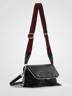 Desigual Bag "Embossed Half Venecia" (3 Colours) 14 Desigual Bag "Embossed Half Venecia" (3 Colours) -Fashion Clothing Line Store 21WAXP79 2000 Desigual Cross Body sling bag Black