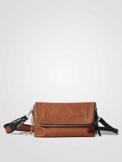 Desigual Bag "Embossed Half Venecia" (3 Colours) 13 Desigual Bag "Embossed Half Venecia" (3 Colours) -Fashion Clothing Line Store 21WAXP79 6015 Desigual Leather effect sling handbag Brown