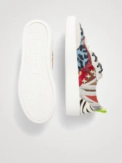 Desigual Sneakers "Fancy Crazy Patch" -Fashion Clothing Line Store 21WSKA029019 Desigual Sneakers chunky sole Fancy Crazy patch