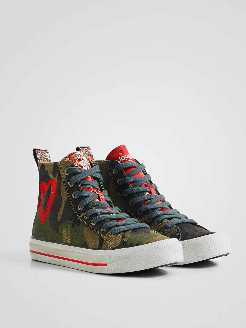 Desigual High-Top Sneakers "Beta Militar" 3 Desigual High-Top Sneakers "Beta Militar"