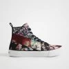 Desigual High-Top Sneakers "Beta Nini" 1 Desigual High-Top Sneakers "Beta Nini" -Fashion Clothing Line Store 21WSKA17 9019 Desigual High top sneakers floral patch