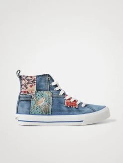 Desigual High-Top Sneakers "Beta Denim Patch"