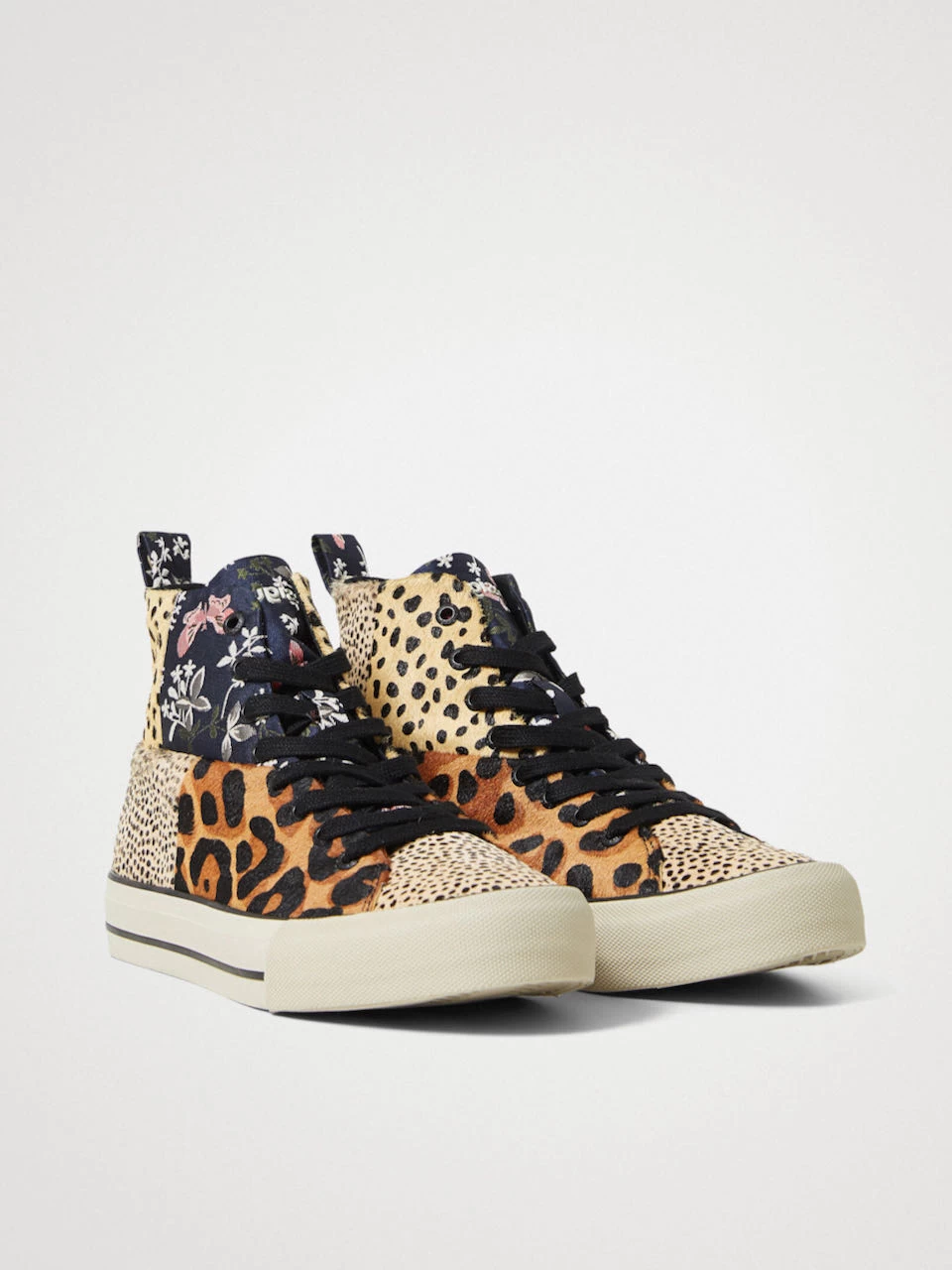 Desigual Leather Sneakers "Beta Animal Print" 3 Desigual Leather Sneakers "Beta Animal Print"