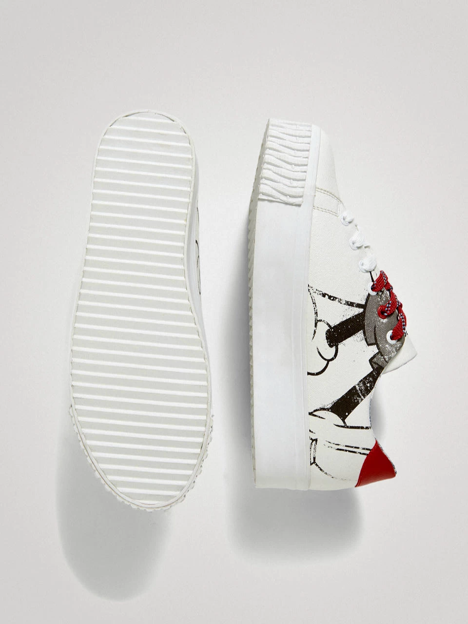 Desigual Sneakers "Street Mickey" (White) 7 Desigual Sneakers "Street Mickey" (White) - Image 5
