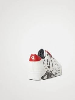 Desigual Sneakers "Street Mickey" (White) 10 Desigual Sneakers "Street Mickey" (White) -Fashion Clothing Line Store 21WSKP271000 Desigual Sneakers Mickey Mouse Platform
