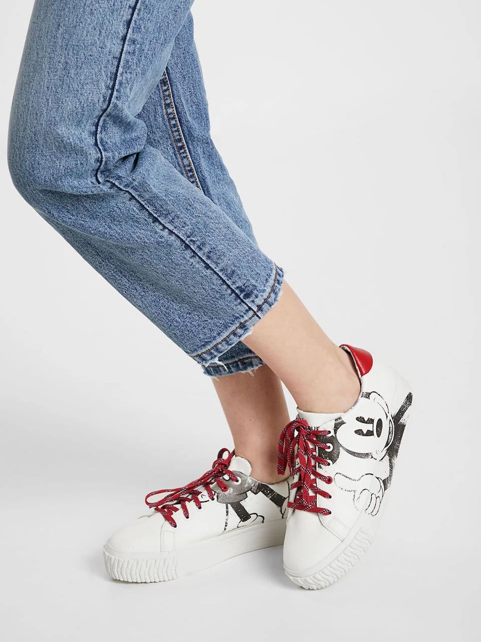 Desigual Sneakers "Street Mickey" (White) 4 Desigual Sneakers "Street Mickey" (White) - Image 2