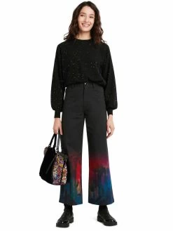 Desigual Flared Pants "Egipto" 8 Desigual Flared Pants "Egipto" -Fashion Clothing Line Store 21WWPW30 2000 183