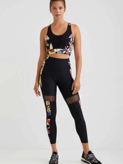 Desigual By C. Lacroix Sport Bra "Brandy" (21WWTKBF) 8 Desigual By C. Lacroix Sport Bra "Brandy" (21WWTKBF) -Fashion Clothing Line Store 21WWTKBF 2000 Desigual Sport Lacroix legging and Bra