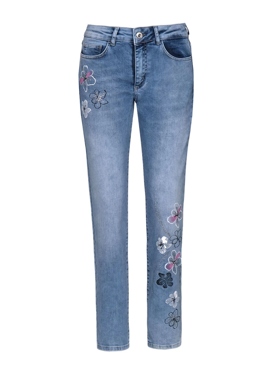 Dolcezza Jeans Floral Design 22303 3 Dolcezza Jeans Floral Design 22303
