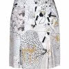 Dolcezza Skort "Hydrangea Abstract Art" (22415) 1 Dolcezza Skort "Hydrangea Abstract Art" (22415) -Fashion Clothing Line Store 22415 front