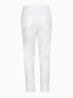 Dolcezza Stretchy Capri Pants 22553 (Essential) 10 Dolcezza Stretchy Capri Pants 22553 (Essential) -Fashion Clothing Line Store 22553 white back
