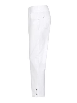 Dolcezza Stretchy Capri Pants 22553 (Essential) 11 Dolcezza Stretchy Capri Pants 22553 (Essential) -Fashion Clothing Line Store 22553 white side