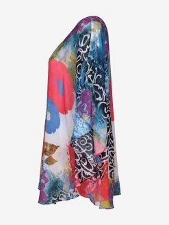 Dolcezza Beach Poncho "Bali Redux" (22800) 9 Dolcezza Beach Poncho "Bali Redux" (22800) -Fashion Clothing Line Store 22800 side