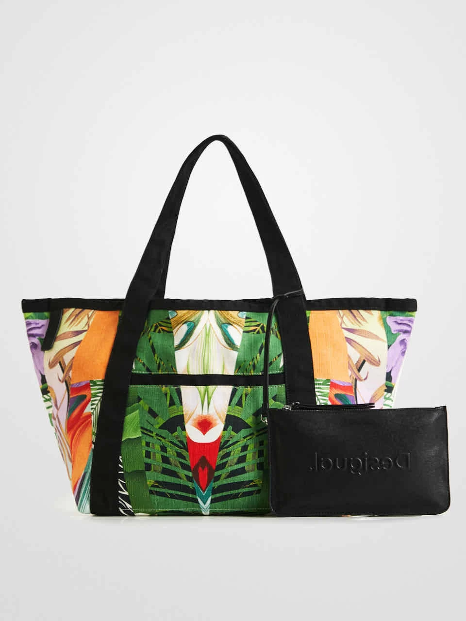 Desigual 2-in-1 Tropical Bag "Urban Beach Merida" 3 Desigual 2-in-1 Tropical Bag "Urban Beach Merida"