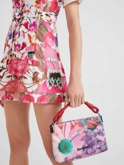 Desigual By C. Lacroix Floral Bag "Otterlo" 8 Desigual By C. Lacroix Floral Bag "Otterlo" -Fashion Clothing Line Store 22SAXPA6 3091 Desigual by M. Christian Lacroix Sling Bag Purple Floral