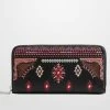 Desigual Wallet "Regasita Fiona" 1 Desigual Wallet "Regasita Fiona" -Fashion Clothing Line Store 22SAYP20 2000 Desigual Dimond Embroidered Wallet