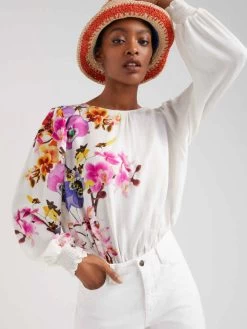 Desigual By C. Lacroix Bodysuit Blouse "Karen"