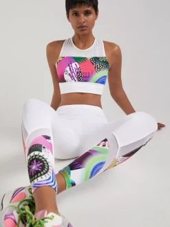 Desigual By C. Lacroix Leggings "Estrasburgo" 9 Desigual By C. Lacroix Leggings "Estrasburgo" -Fashion Clothing Line Store 22SWKK08 Desigual M. Christian Lacroix Sport White Leggings