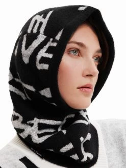 Desigual Balaclava Hat "Lettering"