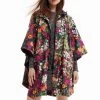 Desigual Poncho Raincoat "Ivy Colima" (One Size) 1 Desigual Poncho Raincoat "Ivy Colima" (One Size) -Fashion Clothing Line Store 22WAIA08 4105 Desigual Floral Raincoat