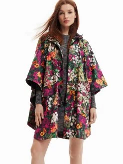 Desigual Poncho Raincoat "Ivy Colima" (One Size)