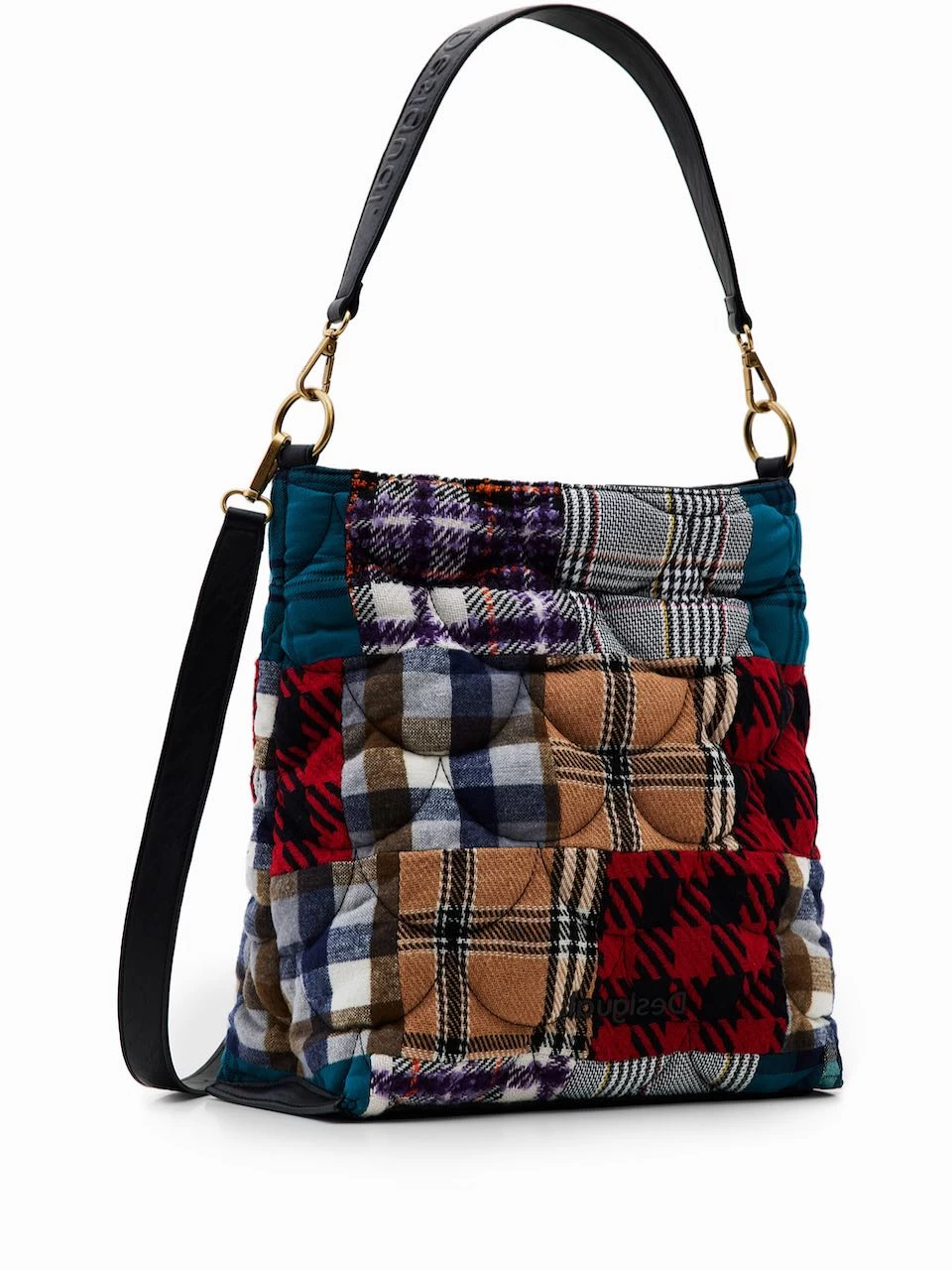 Desigual Large Tartan Bag "Samba Butan" (2-in-1) 3 Desigual Large Tartan Bag "Samba Butan" (2-in-1)