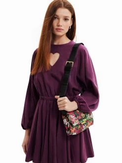 Desigual Small Floral Bag "Ivy Rodas" -Fashion Clothing Line Store 22WAXA684105 Desigual Small Floral Crossbody Bag