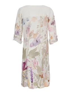 Dolcezza Linen Dress "Whimsique" (23633) 9 Dolcezza Linen Dress "Whimsique" (23633) -Fashion Clothing Line Store 23633 back