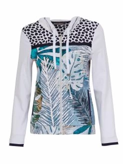 Dolcezza Hoodie Jacket "Tropical Blue" (23652)