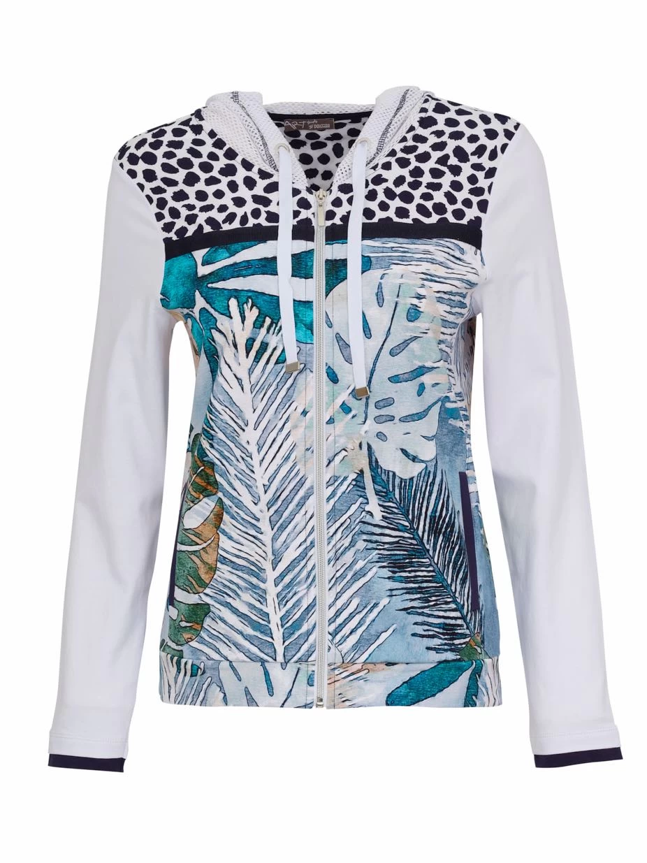 Dolcezza Hoodie Jacket "Tropical Blue" (23652) 3 Dolcezza Hoodie Jacket "Tropical Blue" (23652)