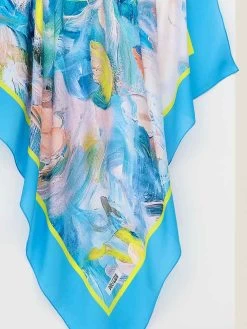 Dolcezza Silk Scarf "Bath Of Nature" (23922)