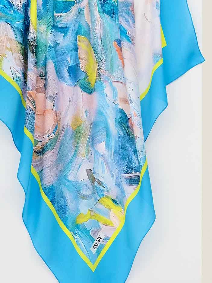 Dolcezza Silk Scarf "Bath Of Nature" (23922) 3 Dolcezza Silk Scarf "Bath Of Nature" (23922)