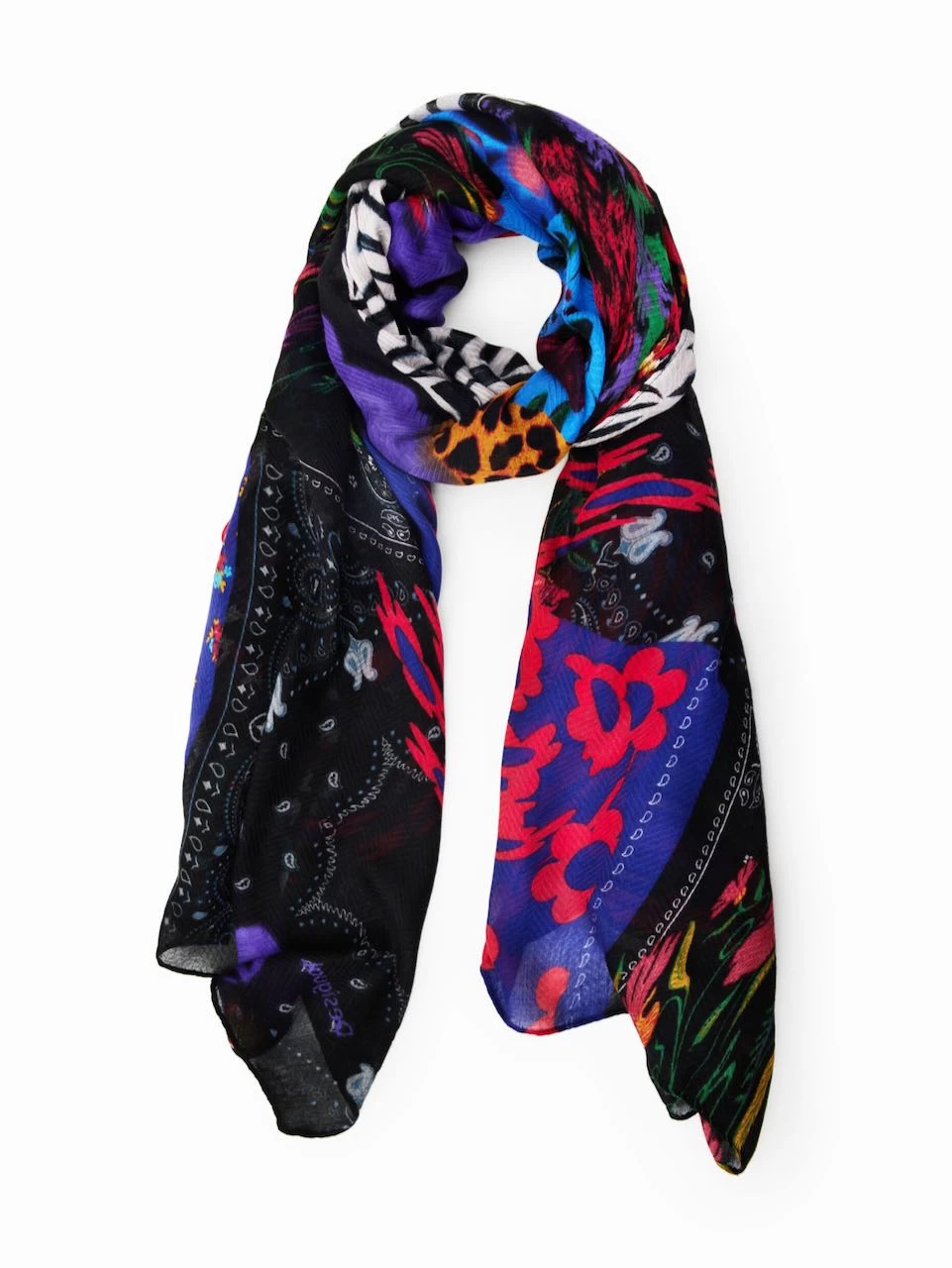 Desigual Foulard "Patch Rectangle" (23SAWA44) 3 Desigual Foulard "Patch Rectangle" (23SAWA44)
