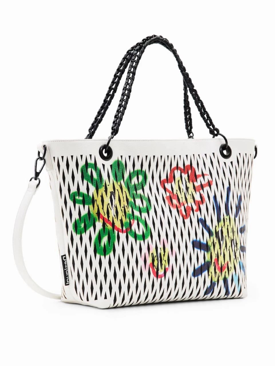 Desigual Large Die-Cut Bag "ARTY PEPO LIBIA" 3 Desigual Large Die-Cut Bag "ARTY PEPO LIBIA"