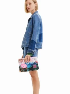 Desigual Bag "Surrealista Dortmund Flap" -Fashion Clothing Line Store 23SAXY54Desigual medium Flap Bag Floral
