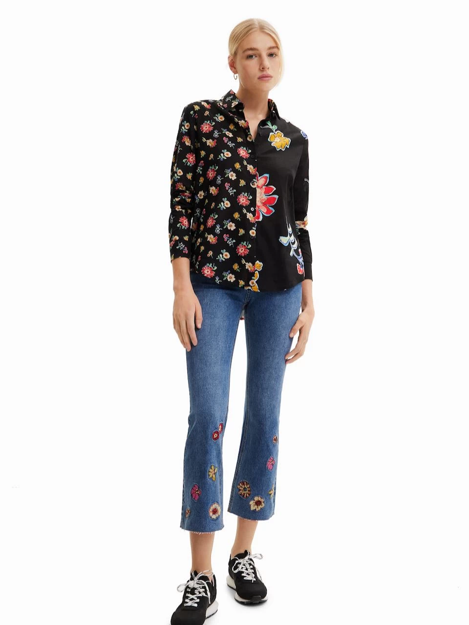 Desigual Dual Floral Shirt "Singapur" 6 Desigual Dual Floral Shirt "Singapur" - Image 4