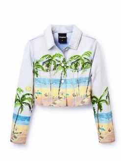 Desigual Tropical Denim Jacket "Invar"