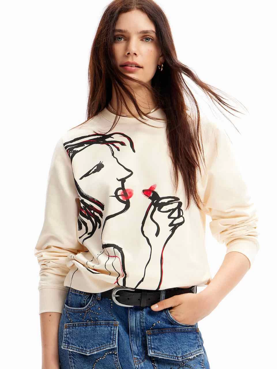 Desigual Arty Sweatshirt "Maca7" 3 Desigual Arty Sweatshirt "Maca7"