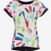 Dolcezza Top "Tropical Trace" (24720) 2 Dolcezza Top "Tropical Trace" (24720) -Fashion Clothing Line Store 24720 as front