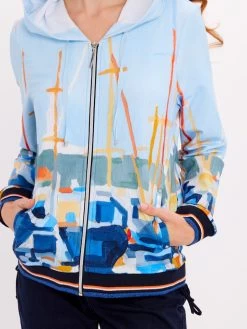 Dolcezza Zip Jacket Hoodie "Marina Interpretation" (24794) 11 Dolcezza Zip Jacket Hoodie "Marina Interpretation" (24794) -Fashion Clothing Line Store 24794 Dolcezza Art Marina Interpretation Hoodie