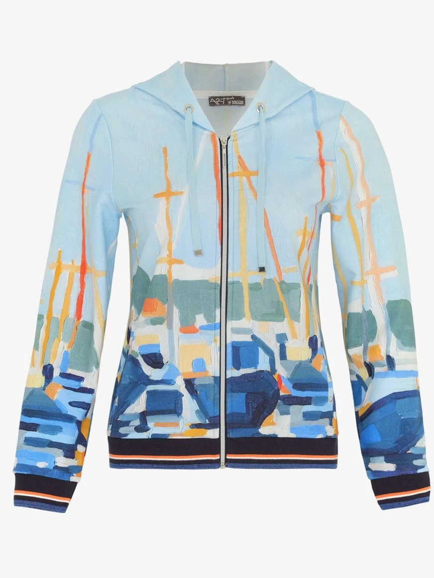 Dolcezza Zip Jacket Hoodie "Marina Interpretation" (24794) 3 Dolcezza Zip Jacket Hoodie "Marina Interpretation" (24794)